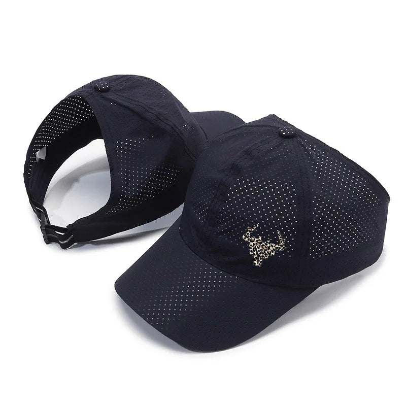Cool Summer Women Ponytail Sun Caps Hat Female Outdoor Lady Baseball Cap For Women