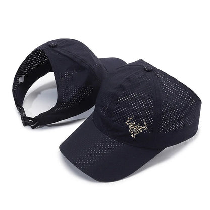 Cool Summer Women Ponytail Sun Caps Hat Female Outdoor Lady Baseball Cap For Women