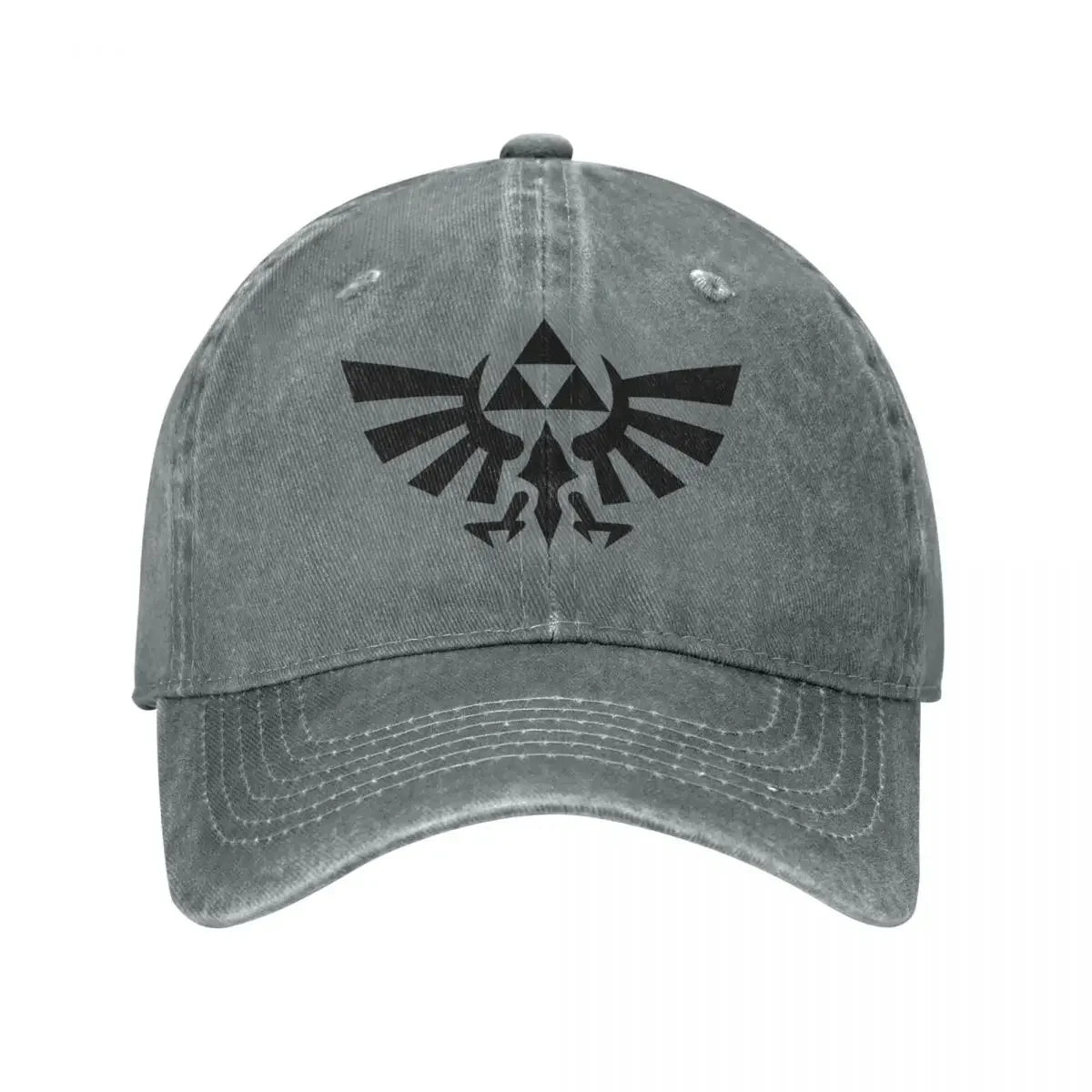 The  Of Logo Baseball Cap Vintage Distressed Denim