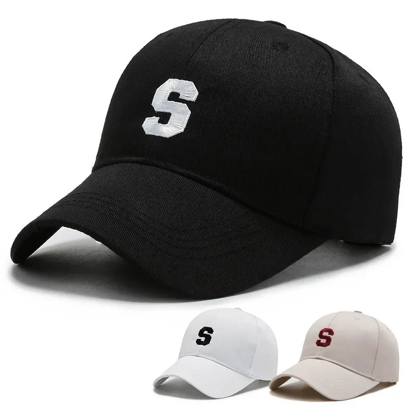 S Embroidery Shade Sunscreen Baseball Cap Outdoor Same Sports Cap Tourism Team Building Baseball Cap