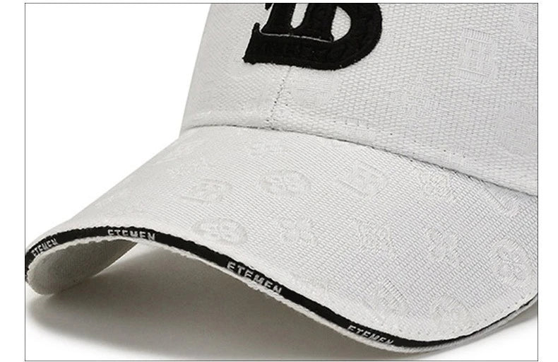 Men Women's Baseball Cap Summer Cotton Hat Embroidery Snapback Hip-Hop Cap Adult Sport Sun Hat Casual Gorra Hombre Visor Dad Hat