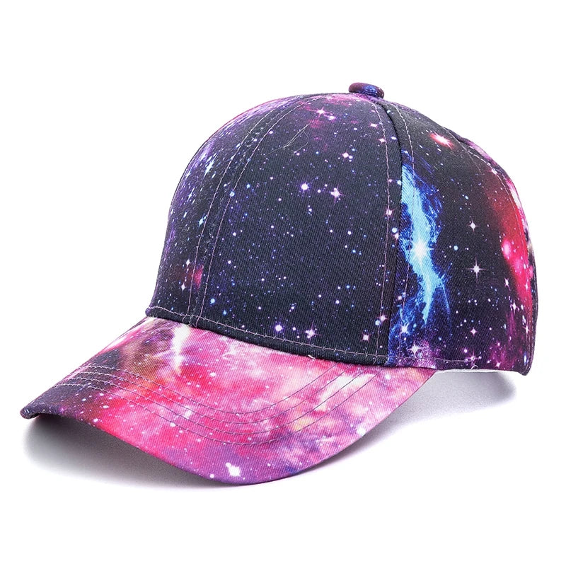 Outdoor Casual Tie Dye Caps For Women Rainbow Colorful Baseball Cap