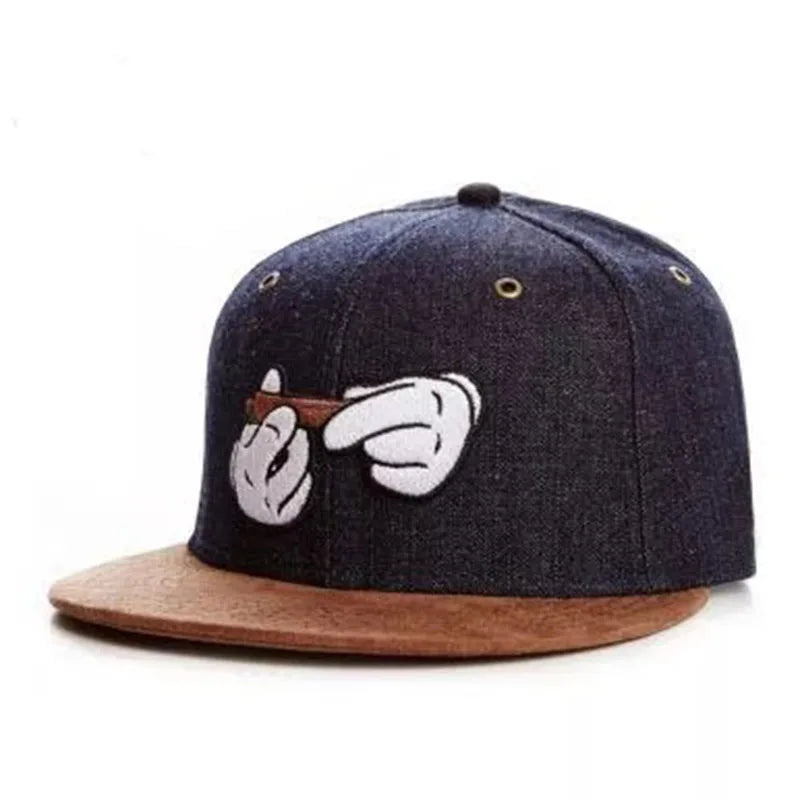 Pizza Cap Hip Hop Snapback Hat for Men Women Adult Outdoor Casual Baseball Cap