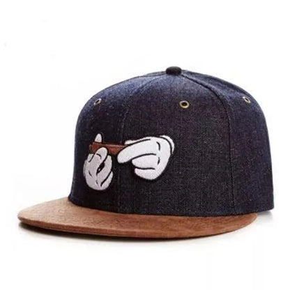 Pizza Cap Hip Hop Snapback Hat for Men Women Adult Outdoor Casual Baseball Cap