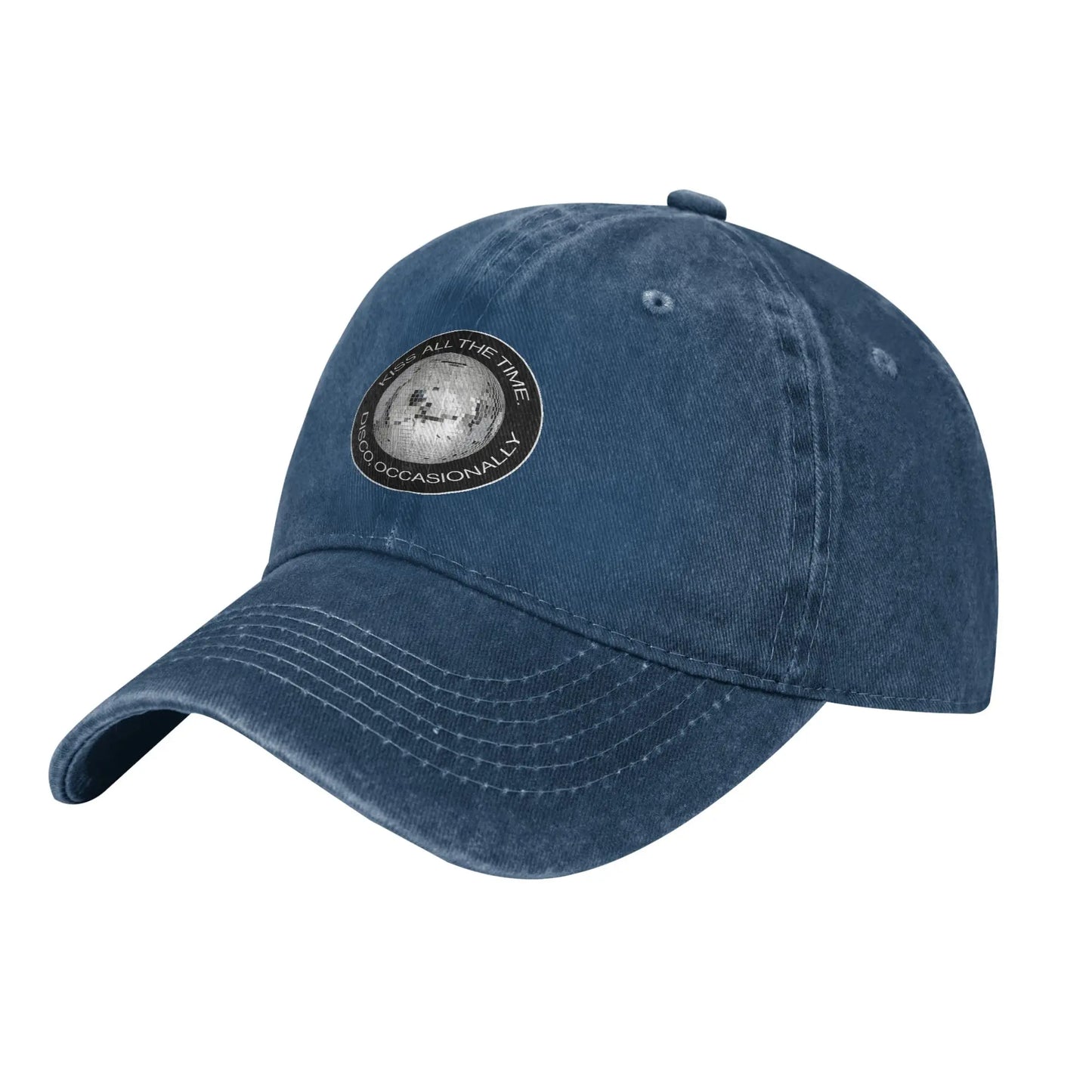 Vintage Harrys Styles Kiss All the Time Disco Baseball Cap for Men Women