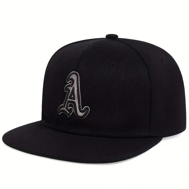 Unisex Gothic Letter A Embroidery Hip-Hop Hats