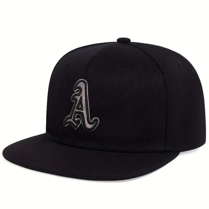 Unisex Gothic Letter A Embroidery Hip-Hop Hats