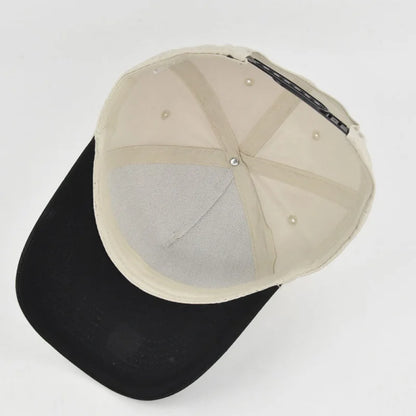 Unisex Light Panel Color Blocked Baseball Caps Spring Autumn