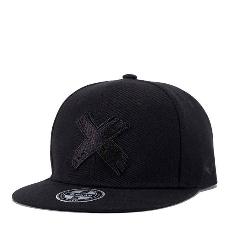 New Unisex Simple Letter X Embroidery Hip-hop Hats Spring Autumn Outdoor