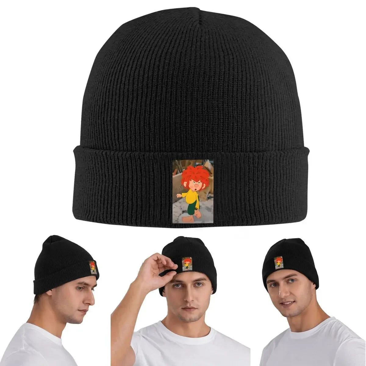 Warm Knitted Cap Winter Knit Bonnet Hat