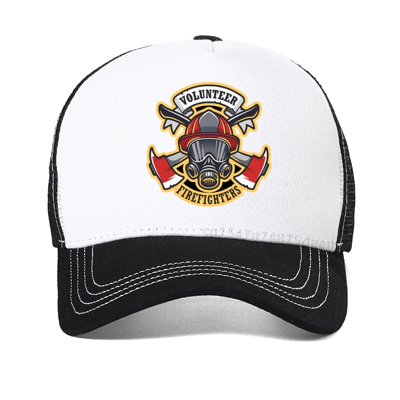 Firefighter Volunteer Baseball Cap Mans
