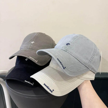 Korean Style Minimalist Baseball Cap for Men Wome