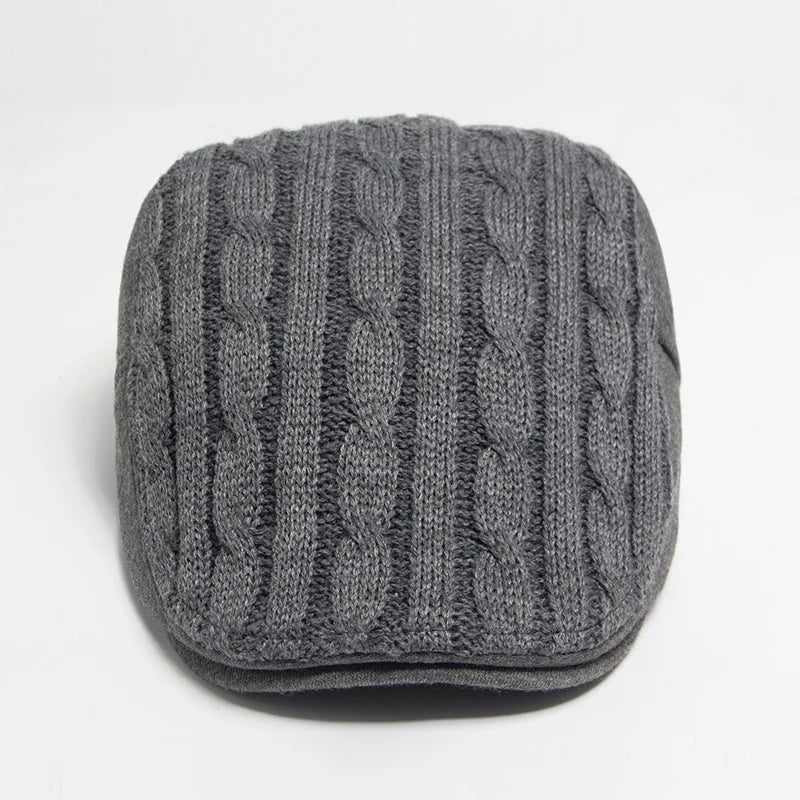 New Men Woman Beret Autumn And Winter Thickened Warm Knitted Berets