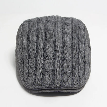 New Men Woman Beret Autumn And Winter Thickened Warm Knitted Berets