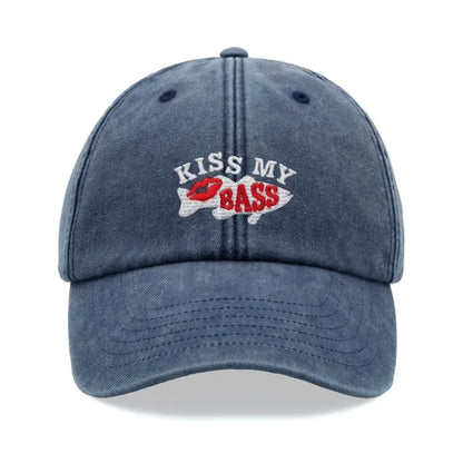 1pc "Kiss My Bass" Leisure Baseball Cap for Men
