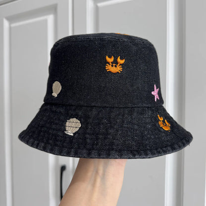 2026 New Summer Denim Bucket Hat For Women