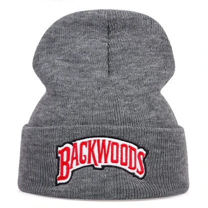 Embroidered "Backwoods" Butterfly Knitted Hat, Suitable For Men And Women