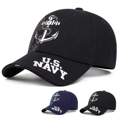Unisex Anchor Embroidery Baseball Caps Spring and Autumn Outdoor
