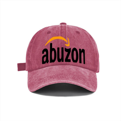 Vintage Washed Baseball Cap Unisex Distressed Snapback Hat Parody Graphic Embroidered Adjustable Dad Hat