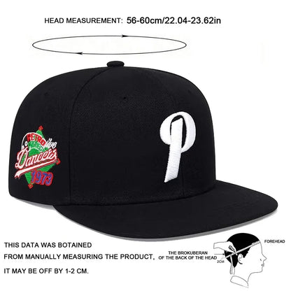 Unisex P Letter Embroidery Hip-hop Hats Spring And Autumn