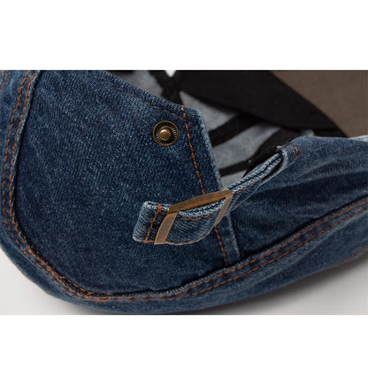 Men's Jean Berets Summer Newsboy Hats For Women Casual Solid Color Retro