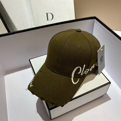 Vintage Letter Embroidery Baseball Cap