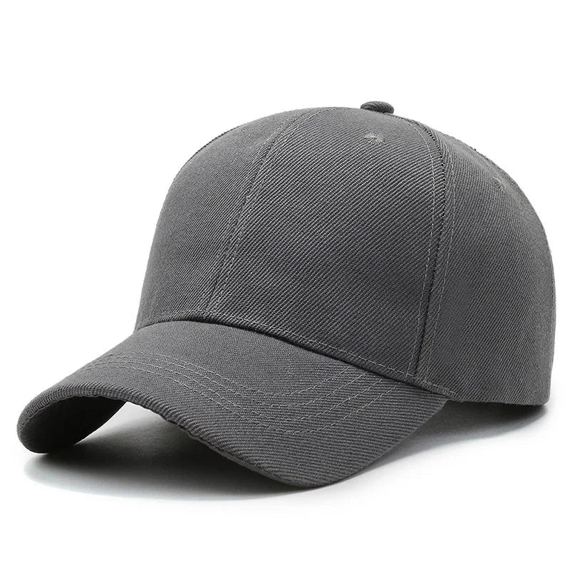 Unisex Cap Casual Plain Baseball Cap Adjustable Snapback Hats Hip Hop Cap Street Dad Hat