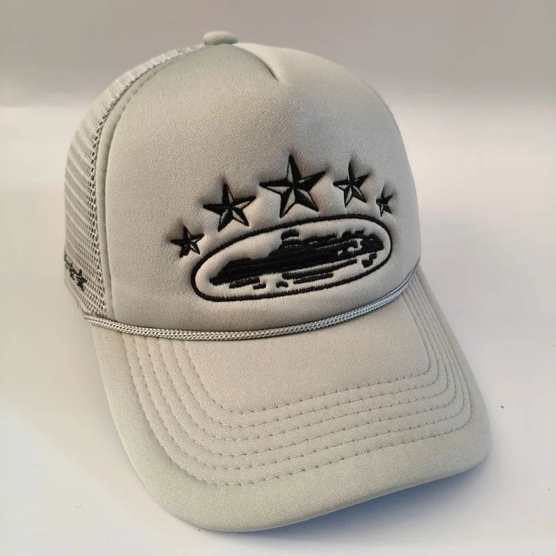 Unisex Pentagram Baseball Hats Hip Hop Breathable Personal