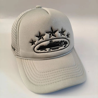 Unisex Pentagram Baseball Hats Hip Hop Breathable Personal