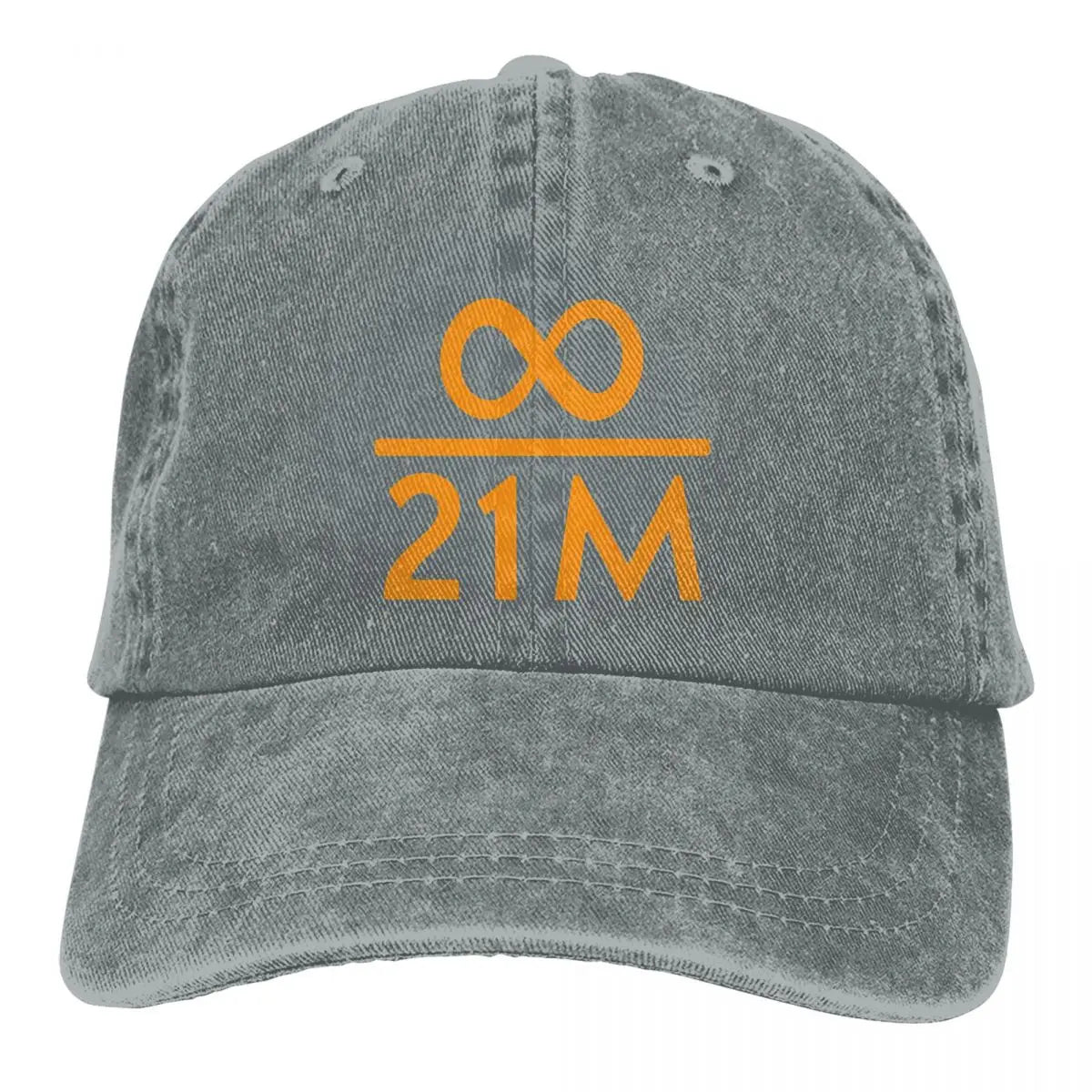 Infinity Divided By 21 Million Bitcoin Baseball Cap