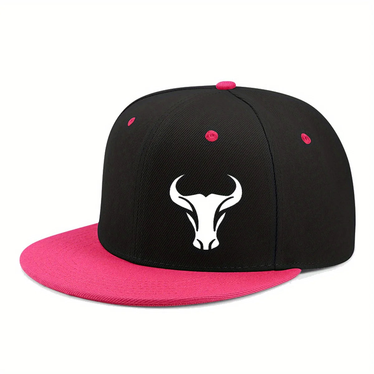 Bull Patterned Baseball Cap For Both Men's And Women's For All Seasons