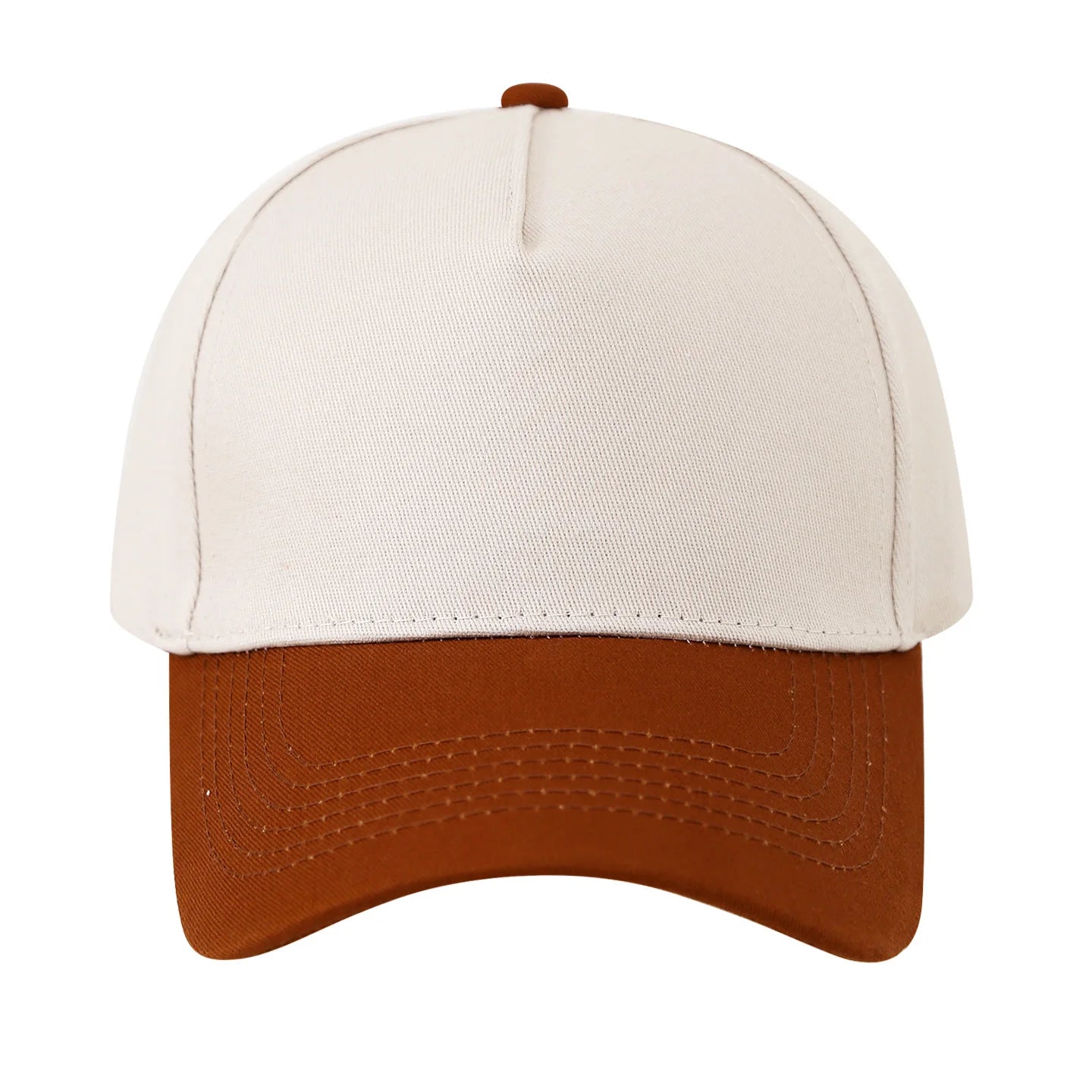 Retro Color Blocked Baseball Cap Outdoor Leisure Sports