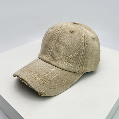 New Men Women Gradient American Vintage Broken Baseball Hats