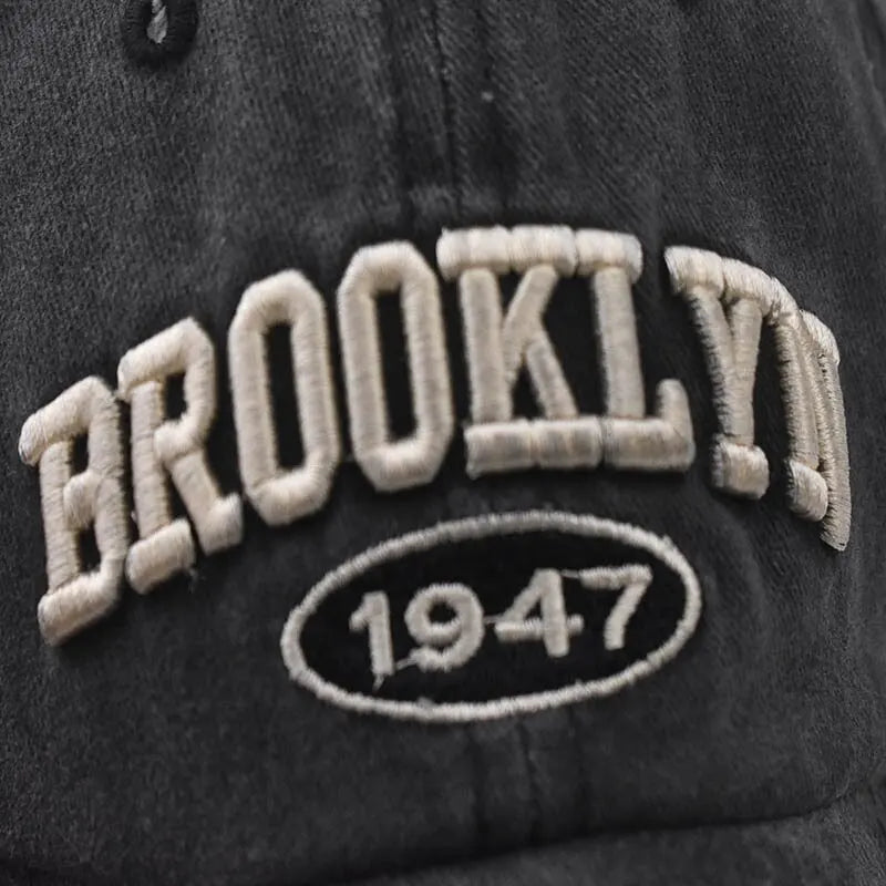 New Brooklyn Cotton Embroidered Baseball Hat