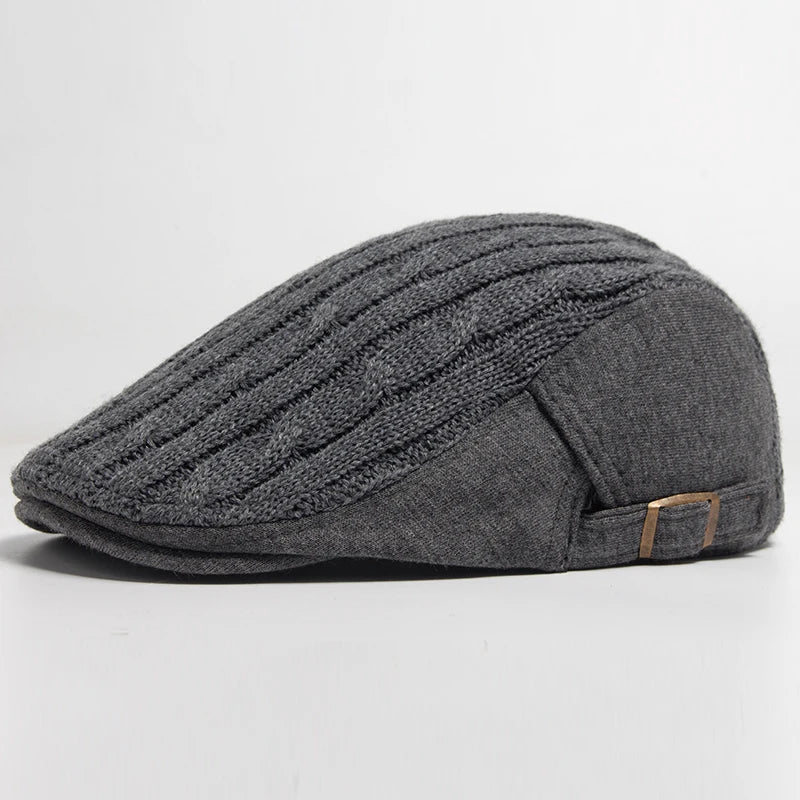 New Men Woman Beret Autumn And Winter Thickened Warm Knitted Berets