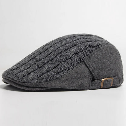 New Men Woman Beret Autumn And Winter Thickened Warm Knitted Berets