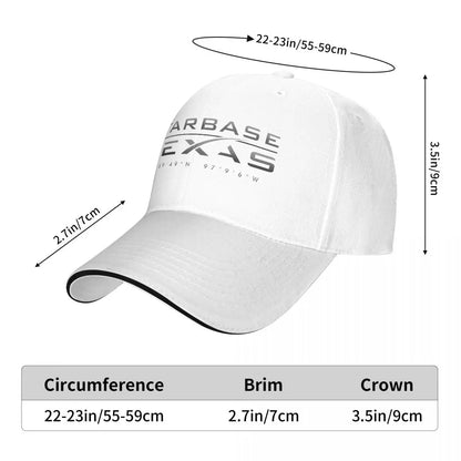Starbase Texas Boca Chica Art SpaceX Starship Baseball Cap Men