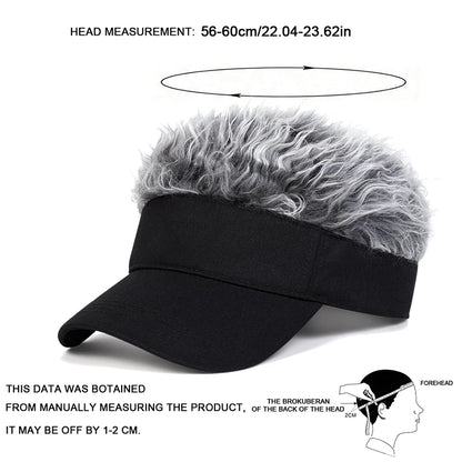 Unisex Personalized Wig Baseball Caps Spring Autumn