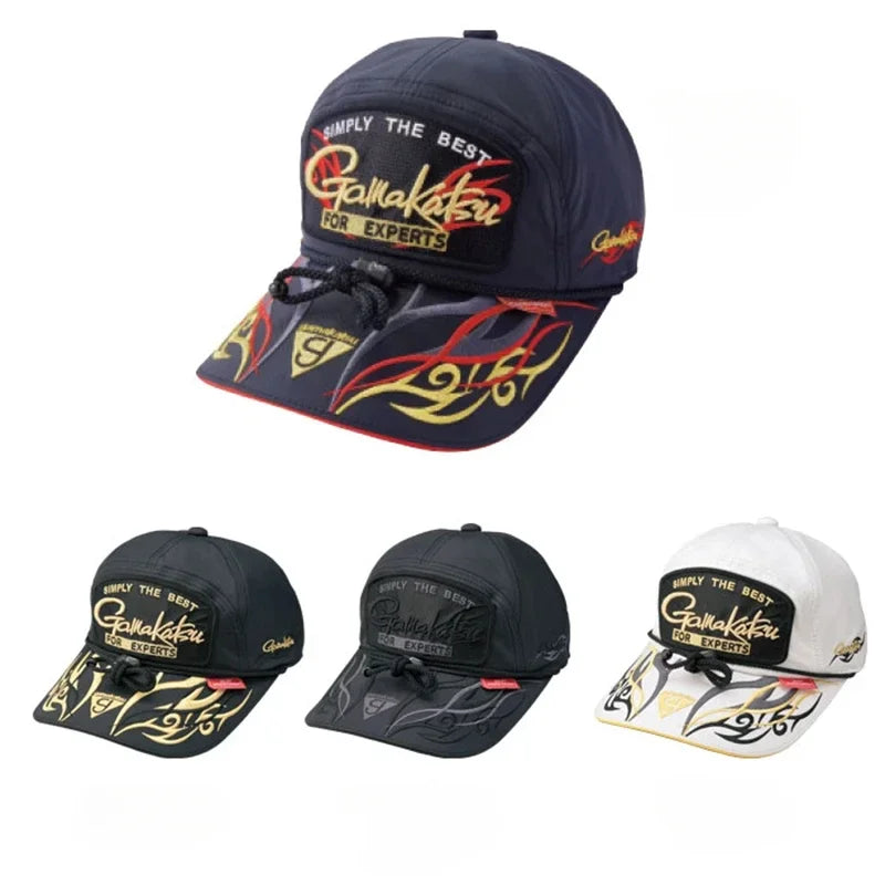 Gamakatsu Fishing Hat With Clip Baseball Fishing Cap