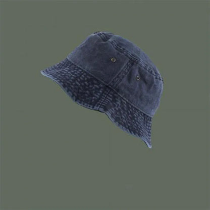 Retro Washed Cowboy Bucket Hat Women Men