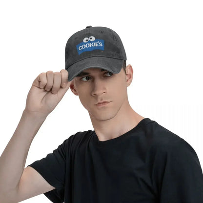 Cookie Monster Merch Men Women Baseball Caps