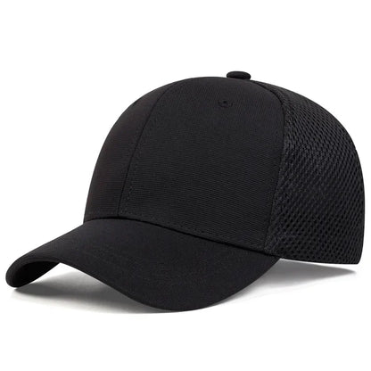 Unisex Solid Color Breathable Baseball Net Caps Spring Summer