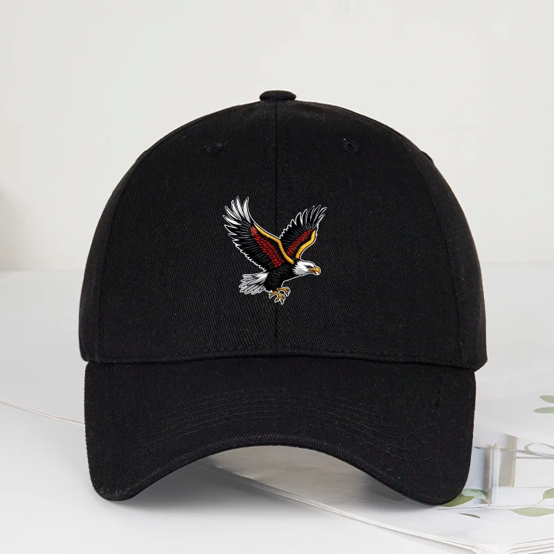 MLFO Eagle Soft Top Baseball Cap Bold Patriotic Retro Style Daily Commute & Outdoor Hiking For Patriotic Enthusiasts Holiday Gif