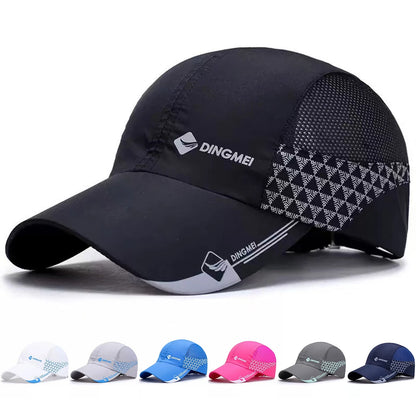 Unisex Dingmei Quick Drying Baseball Net Caps Spring and Summer