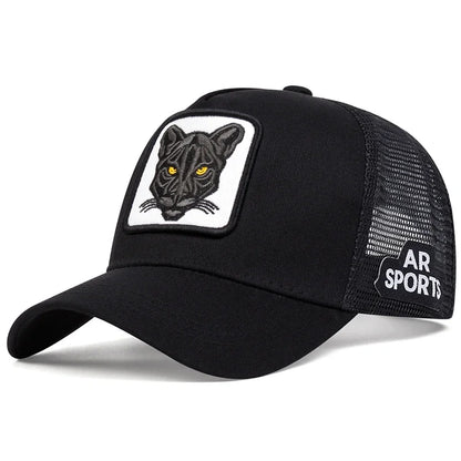 Fashion Cat Embroidery Baseball Cap Summer