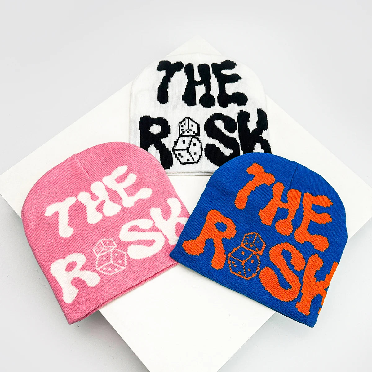 New Unisex European Style Risk Dice Knitted Hats