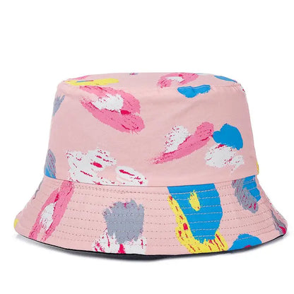 Unisex Bucket Cap Fruit Printing Hats Summer
