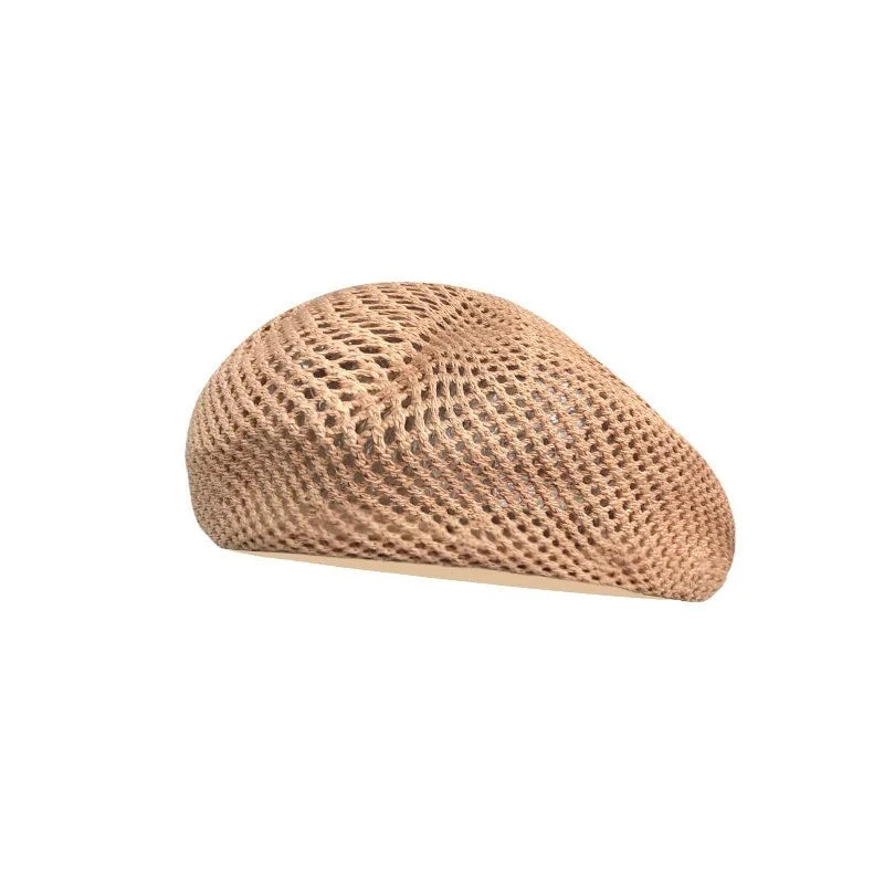 New Summer Solid Beret Hat For Women Outdoor
