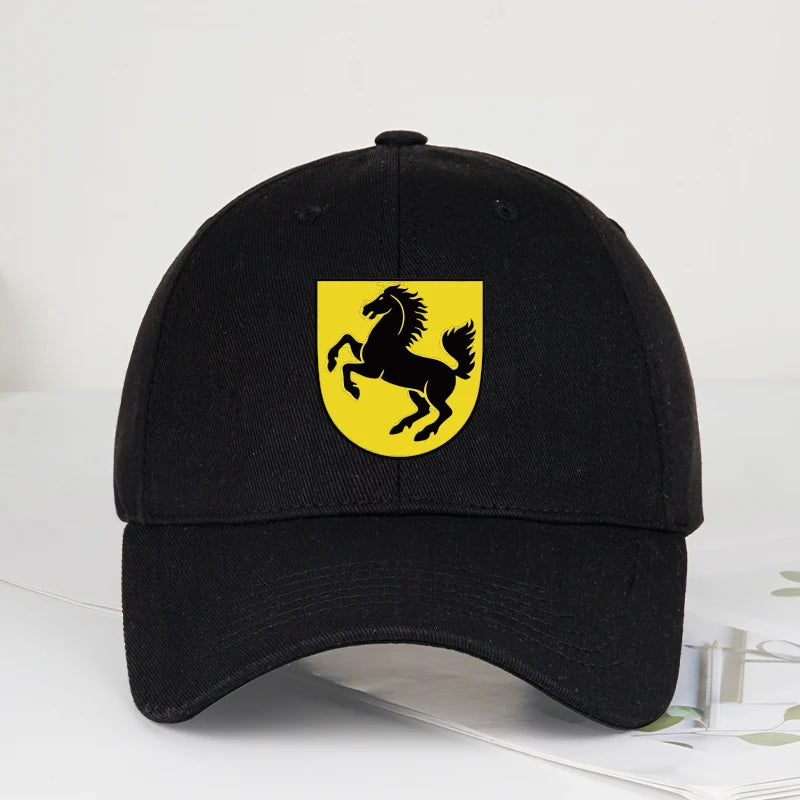 Printed Soft-Top Baseball Cap
