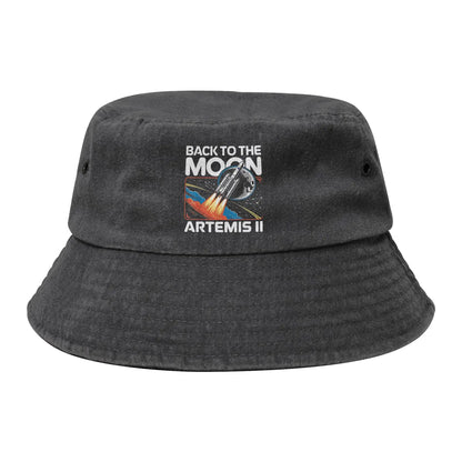 Girl Bucket Hats Artemis II 2026 Travel Headwear Lightweight Outdoor Fishing Hat